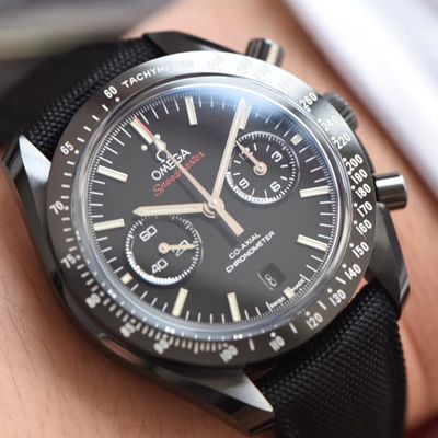 【视频评测OM厂一比一超A精高仿复刻手表】欧米茄超霸系列311.92.44.51.01.003腕表(欧米茄月之暗面)
