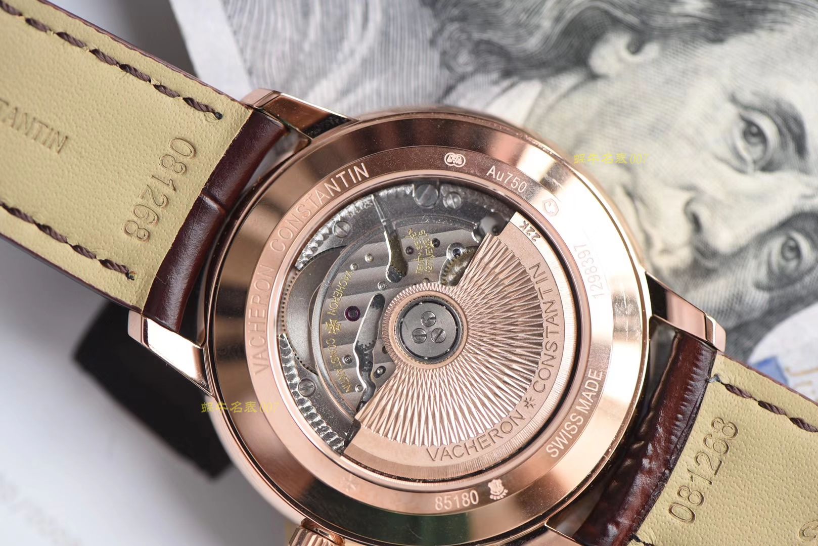 江诗丹顿传承系列85180/000R-9248腕表【顶级高仿克隆手表】 / JS198