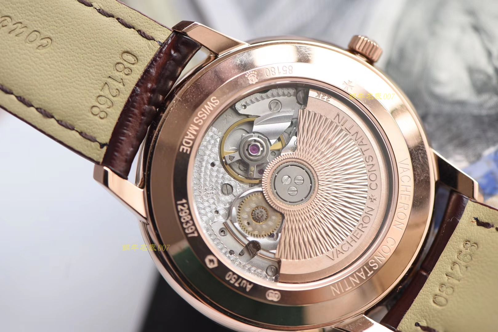 江诗丹顿传承系列85180/000R-9248腕表【顶级高仿克隆手表】 / JS198