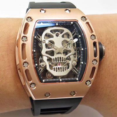 RICHARD MILLE 里查德米尔男士系列RM 52-01腕表【顶级复刻高仿理查德米勒骷髅头陀飞轮】