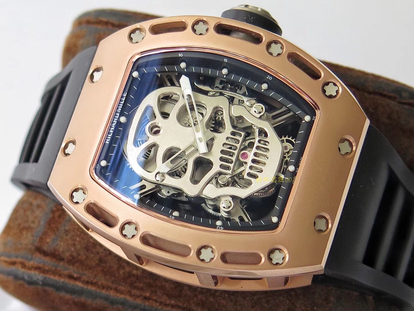 RICHARD MILLE 里查德米尔男士系列RM 52-01腕表【顶级复刻高仿理查德米勒骷髅头陀飞轮】 / RM052FD