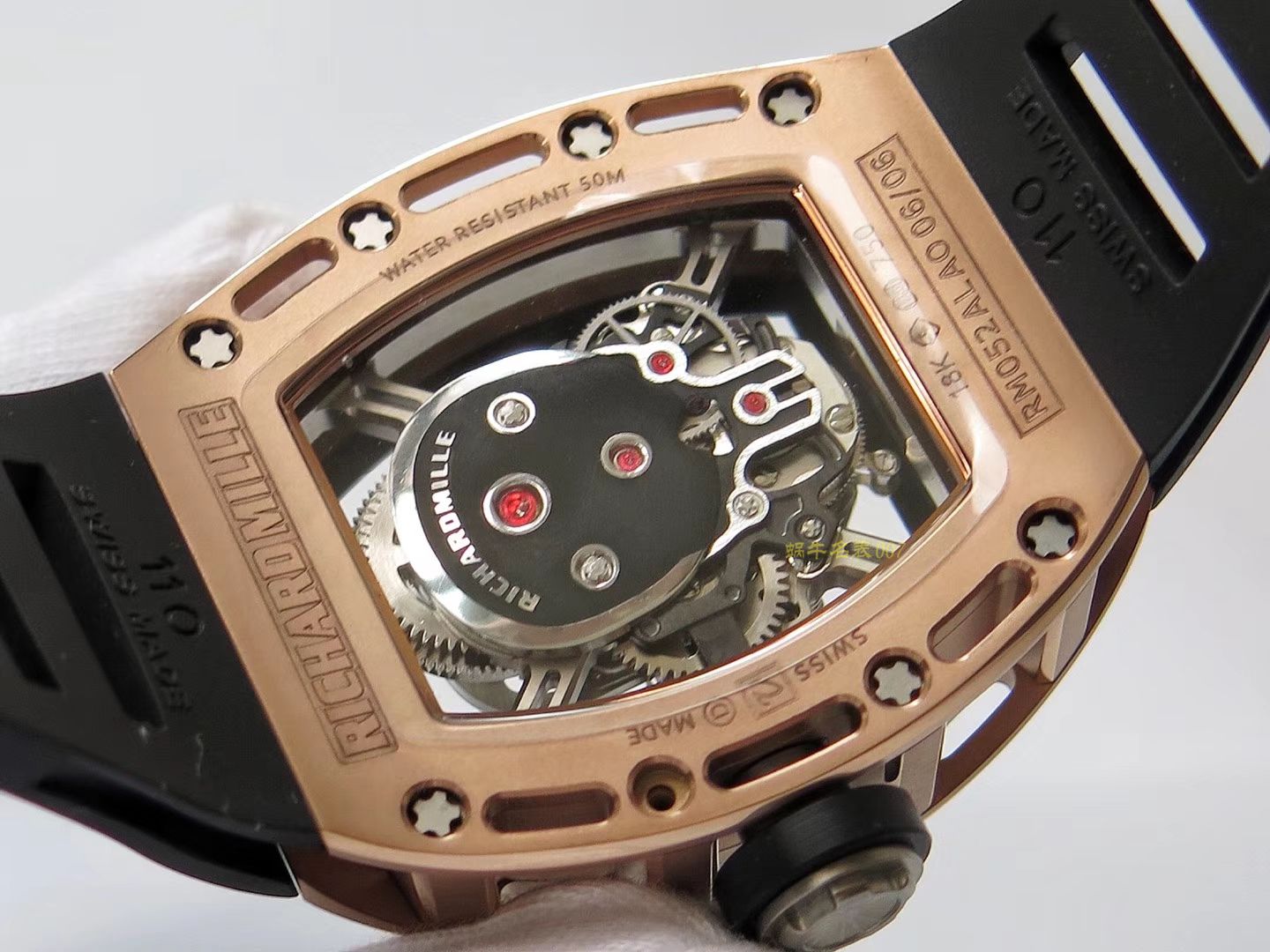 RICHARD MILLE 里查德米尔男士系列RM 52-01腕表【顶级复刻高仿理查德米勒骷髅头陀飞轮】 / RM052FD