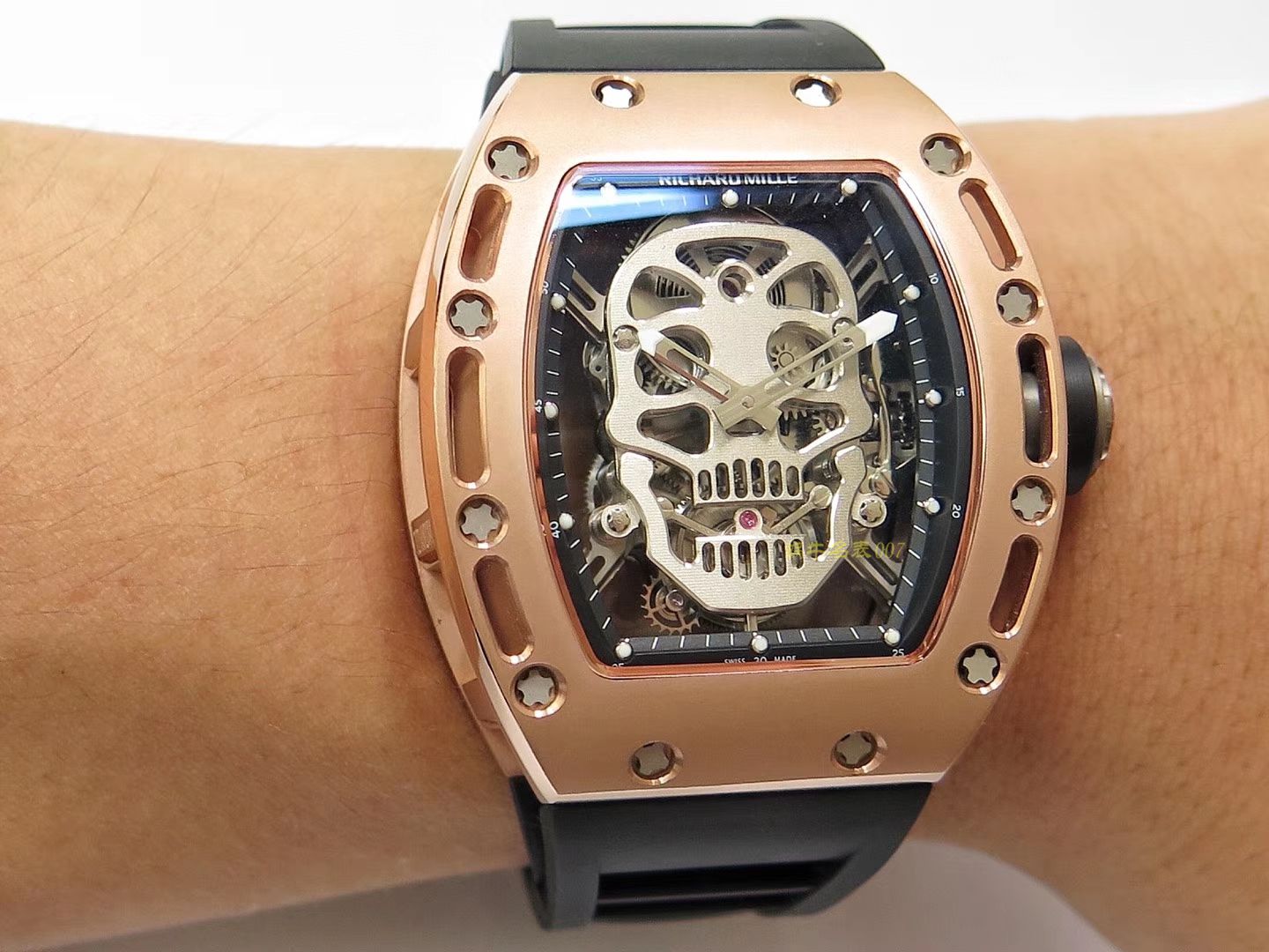 RICHARD MILLE 里查德米尔男士系列RM 52-01腕表【顶级复刻高仿理查德米勒骷髅头陀飞轮】 / RM052FD