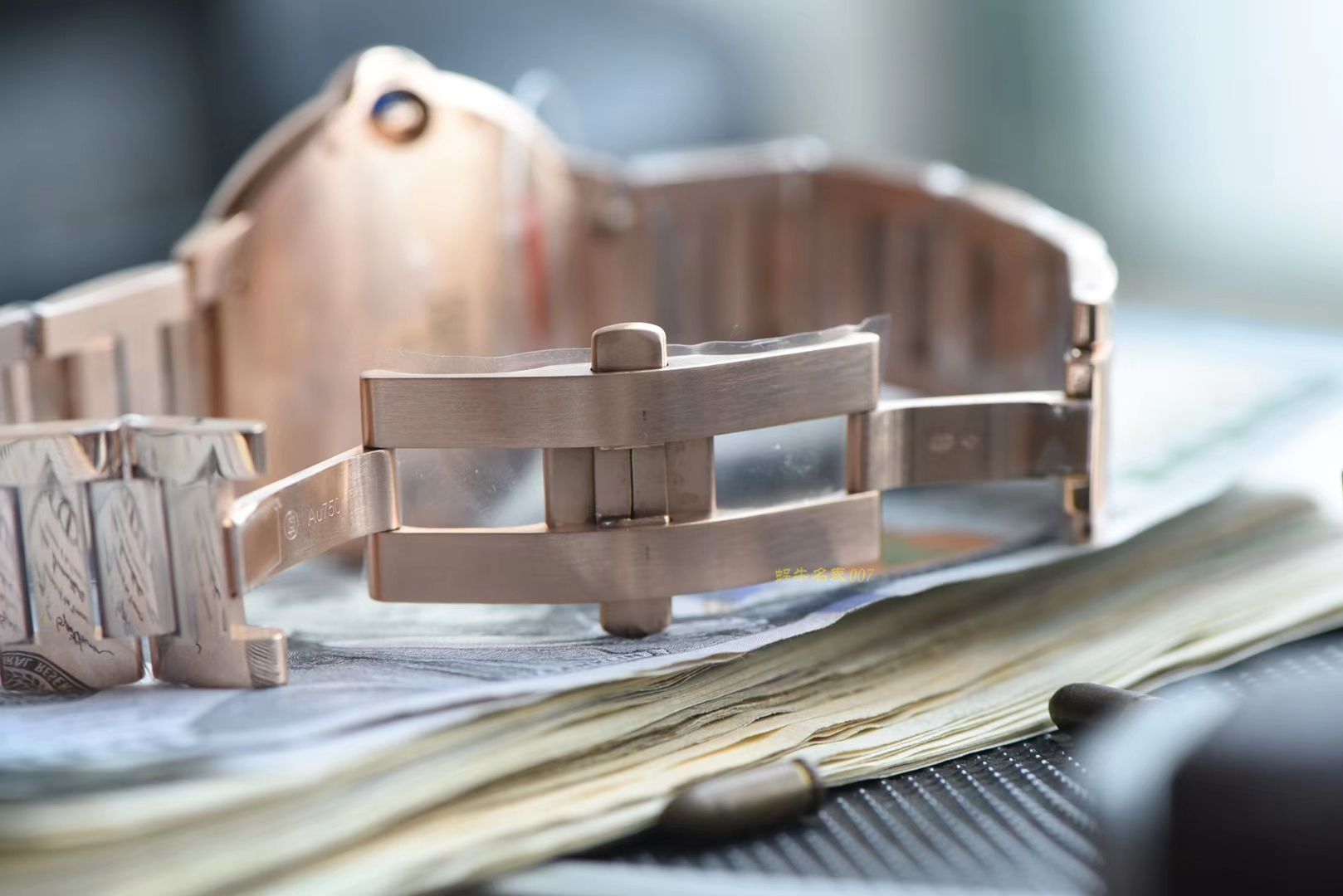 CARTIER卡地亚蓝气球系列W69006Z2腕表【一比一超A高仿手表】V6厂顶级蓝气球全玫瑰金款 / K210