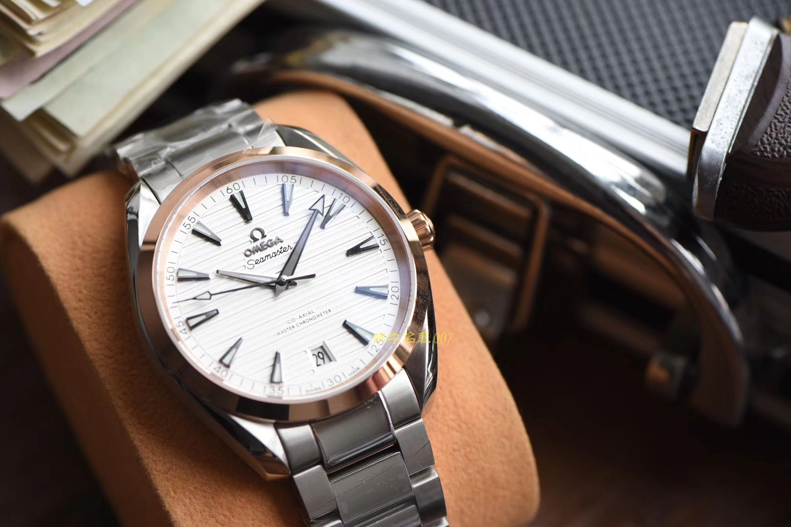 欧米茄海马系列220.22.41.21.02.001腕表【XF新品❗海马150M柚木纹面一比一超A精仿】 / M366