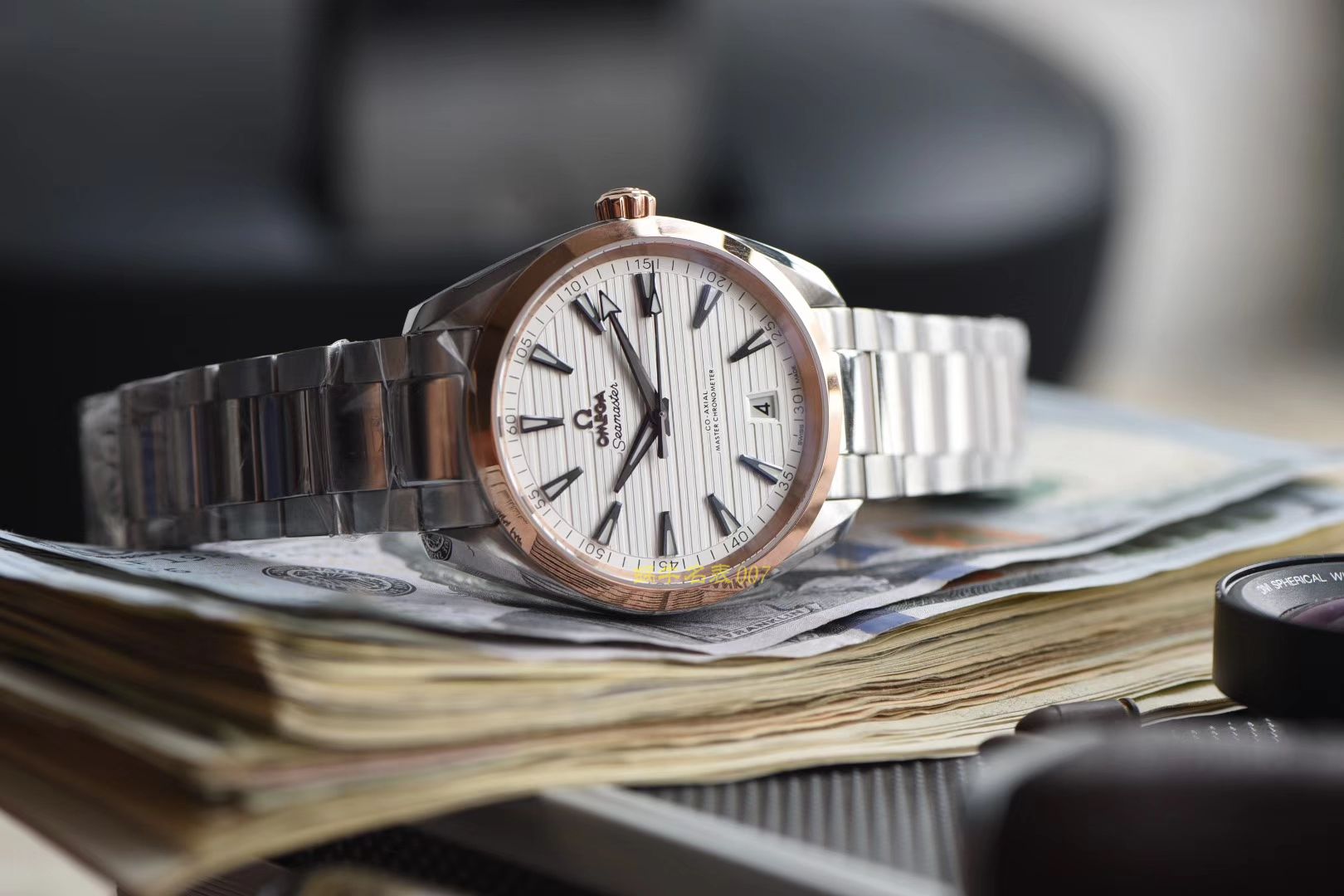 欧米茄海马系列220.22.41.21.02.001腕表【XF新品❗海马150M柚木纹面一比一超A精仿】 / M366