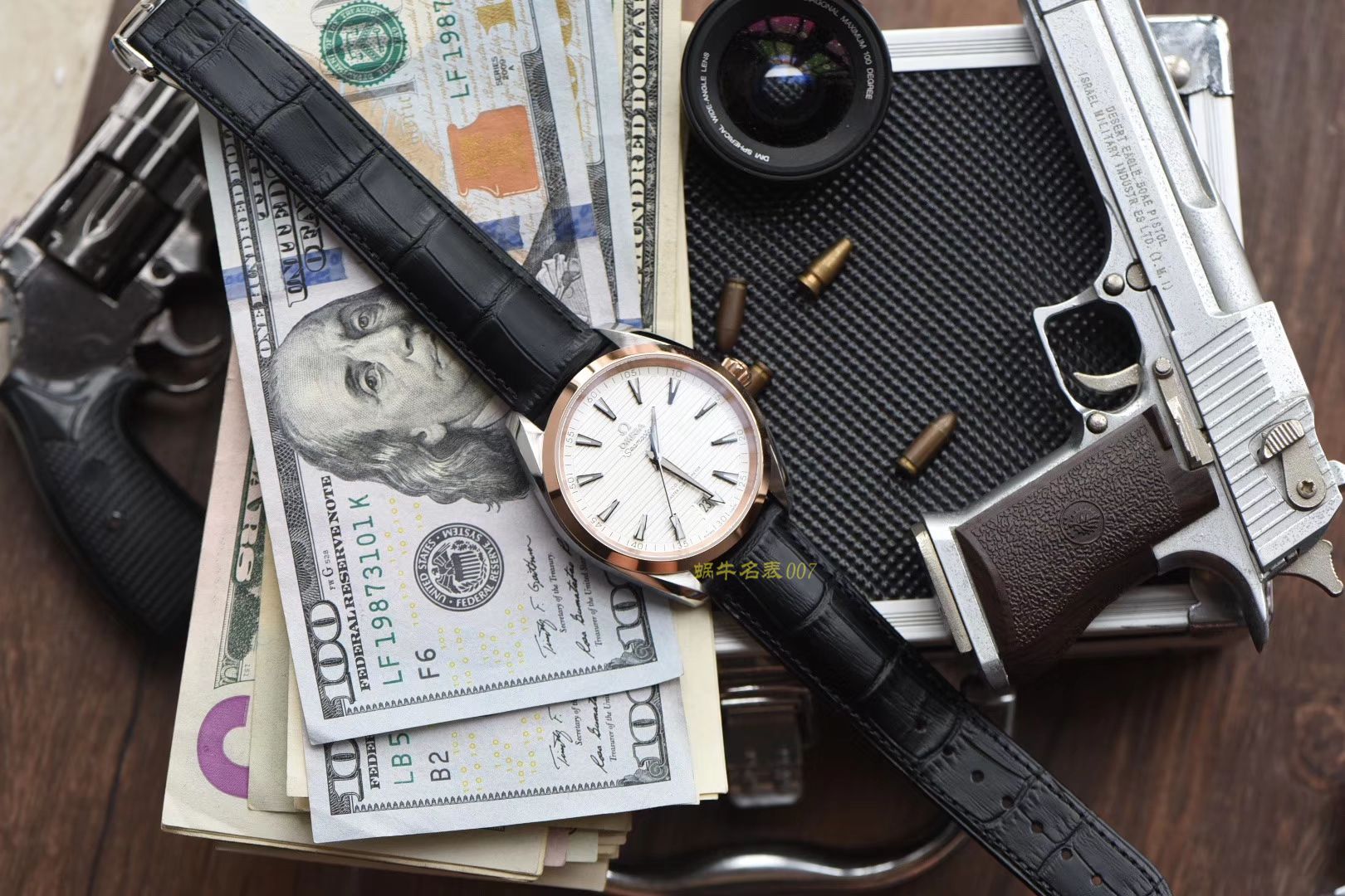 欧米茄海马系列220.22.41.21.02.001腕表【XF新品❗海马150M柚木纹面一比一超A精仿】 / M366