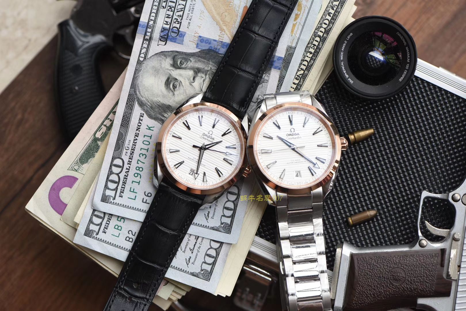 欧米茄海马系列220.22.41.21.02.001腕表【XF新品❗海马150M柚木纹面一比一超A精仿】 / M366