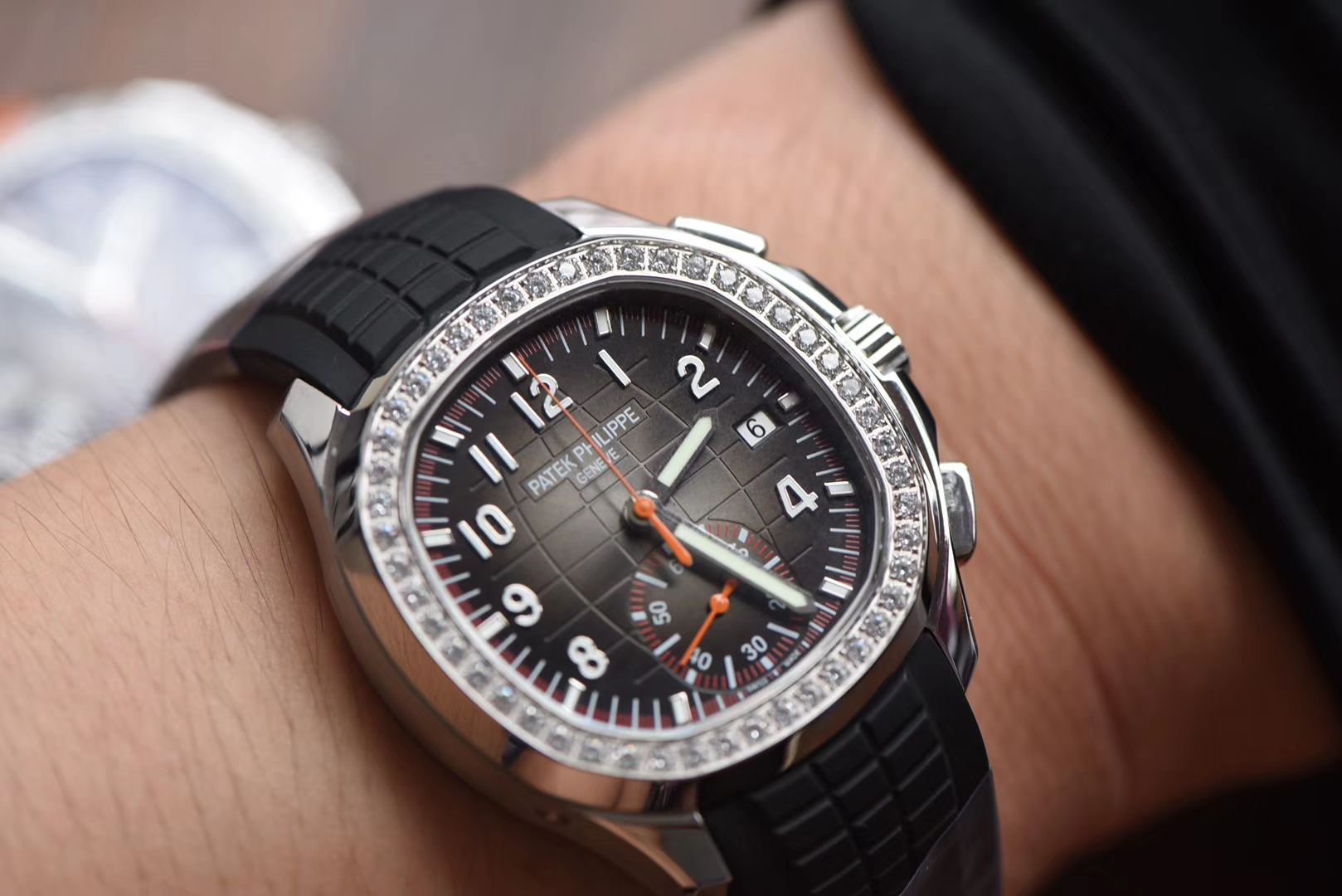 百达翡丽AQUANAUT系列5968A-001计时腕表【YL一比一超A高精仿】 / BD238