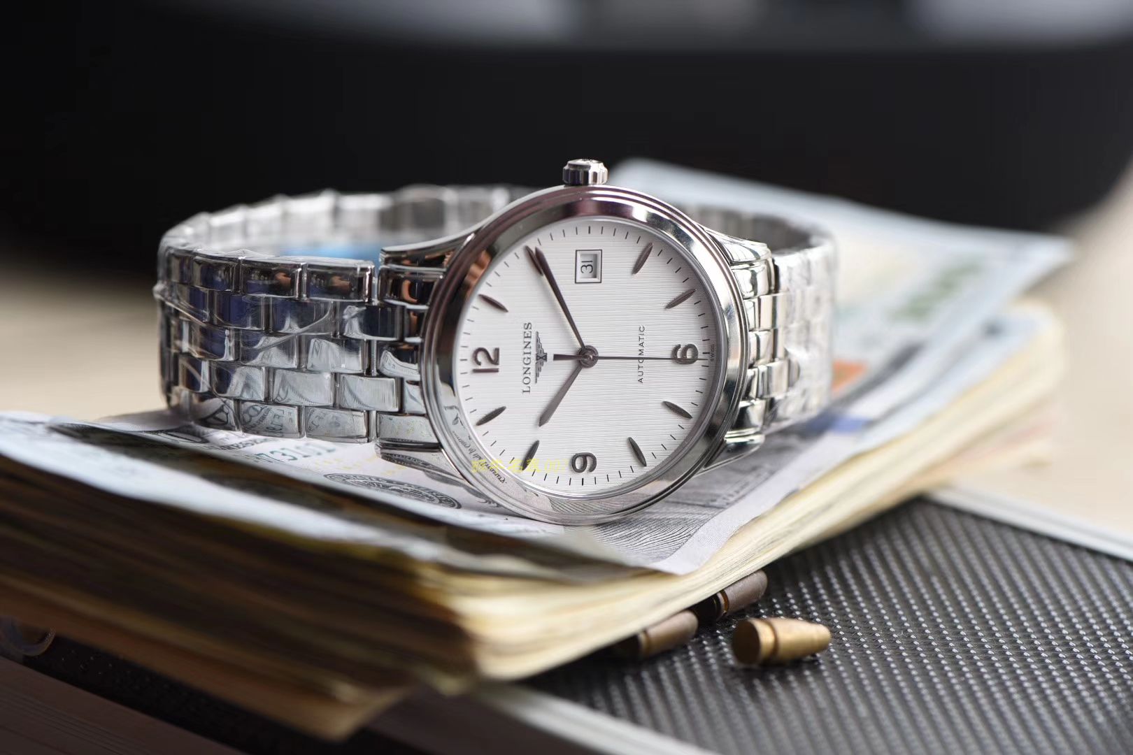 浪琴优雅军旗系列 L4.874.4.12.6，L4.874.4.96.6等男士机械腕表【浪琴军旗系列精品❗ 超薄1：1顶级高仿版本～】 / L109