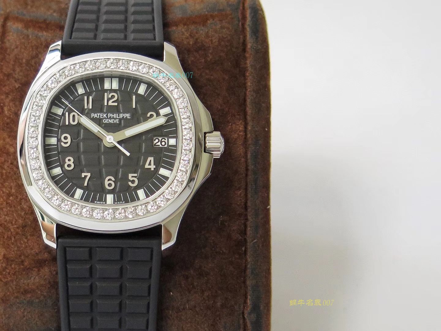 【PPF一比一超A高仿手表】百达翡丽AQUANAUT系列5067A-001 不锈钢腕表鹦鹉螺女装 / BD262
