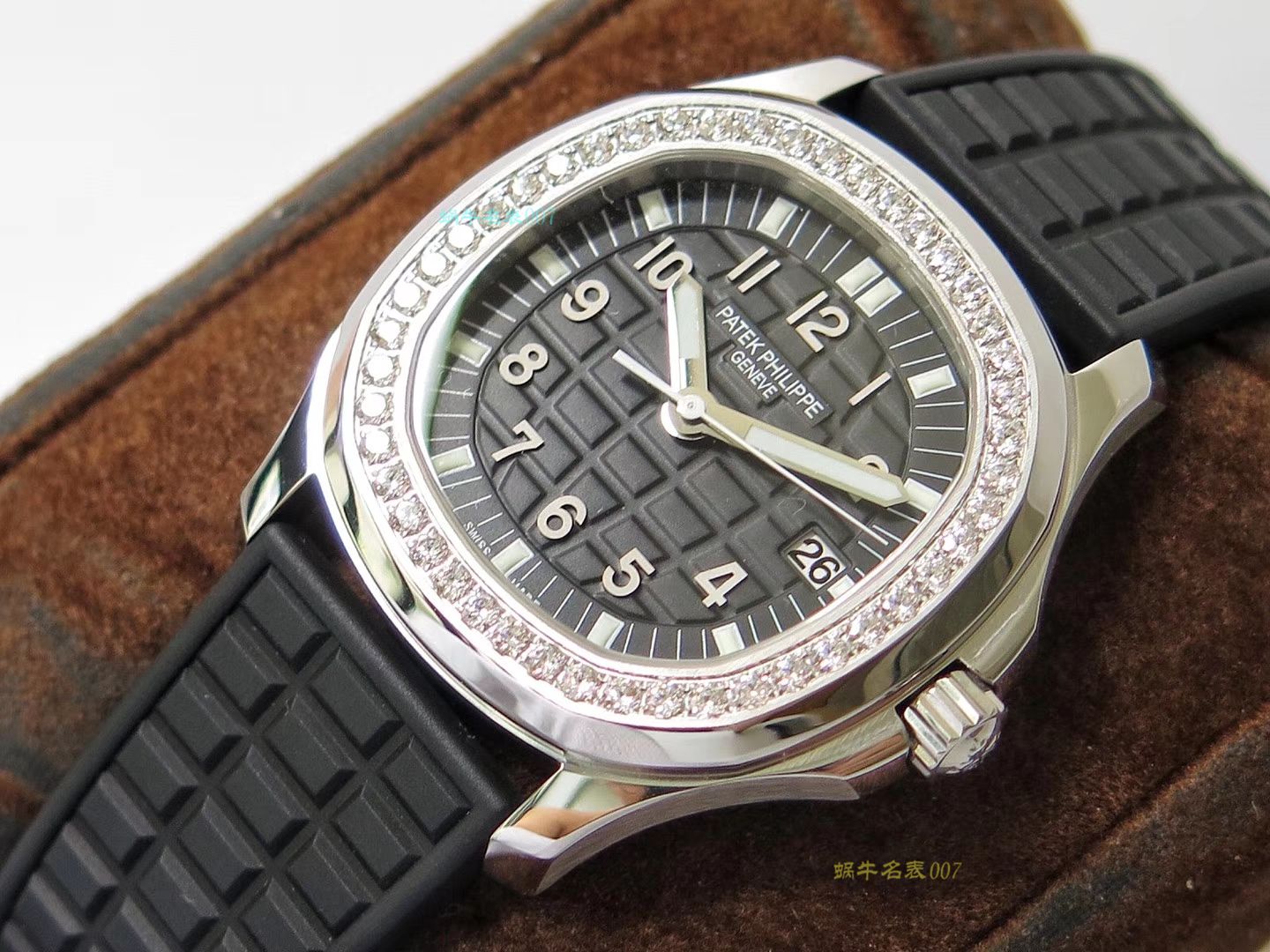 【PPF一比一超A高仿手表】百达翡丽AQUANAUT系列5067A-001 不锈钢腕表鹦鹉螺女装 / BD262