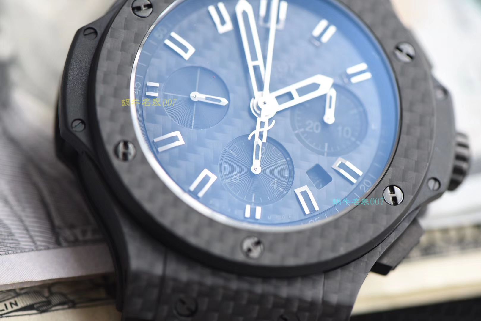 【视频评测V6厂一比一超A高仿宇舶碳纤维手表】HUBLOT宇舶系列301.QX.1724.RX腕表 / YB063