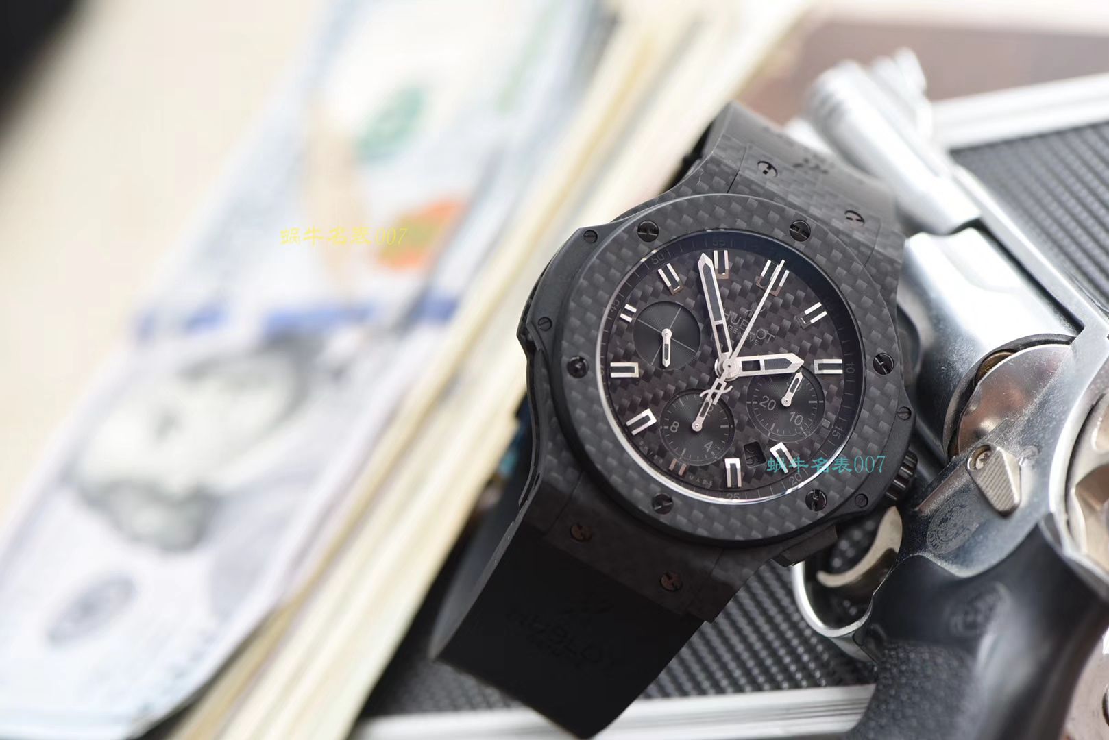【视频评测V6厂一比一超A高仿宇舶碳纤维手表】HUBLOT宇舶系列301.QX.1724.RX腕表 / YB063