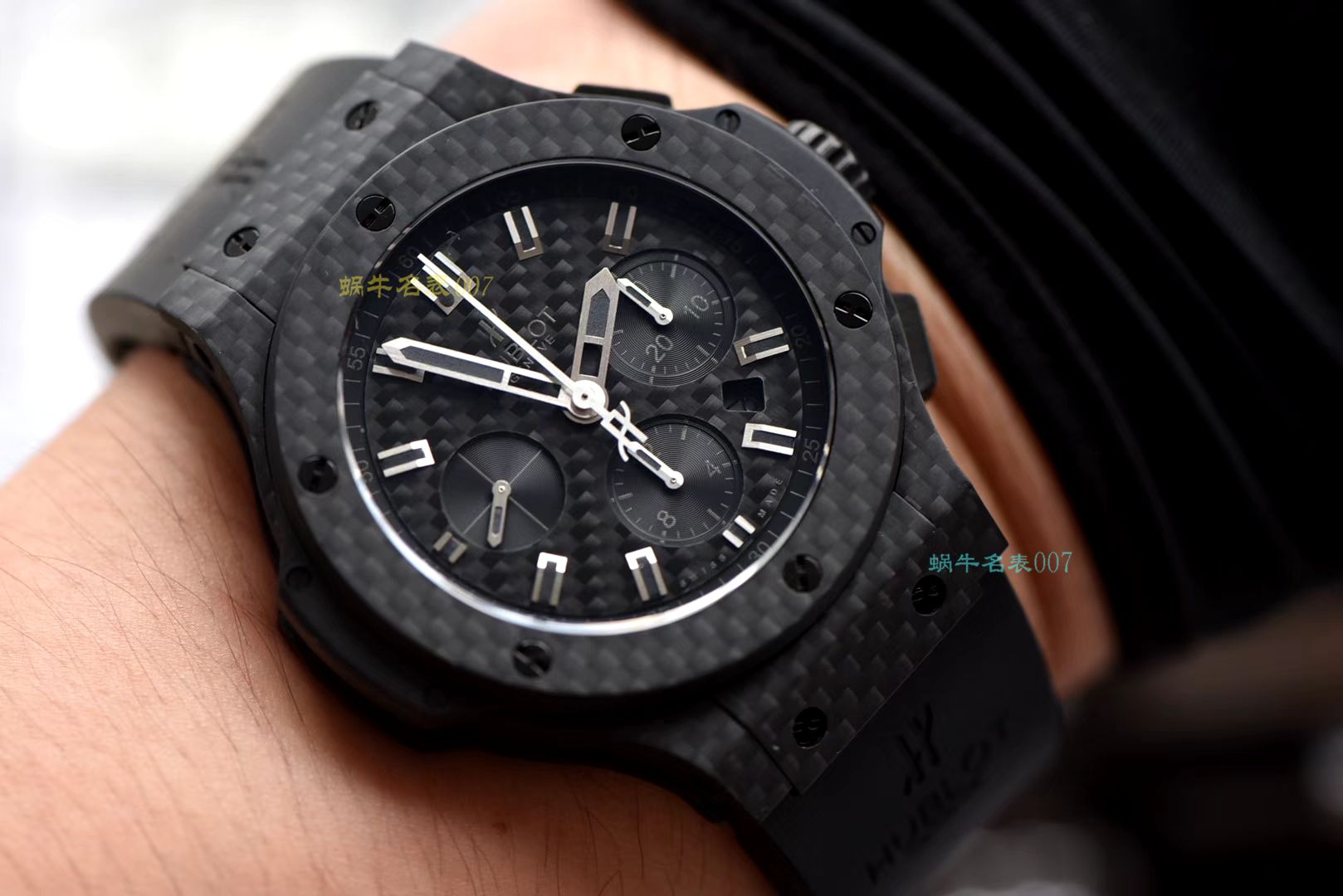 【视频评测V6厂一比一超A高仿宇舶碳纤维手表】HUBLOT宇舶系列301.QX.1724.RX腕表 / YB063