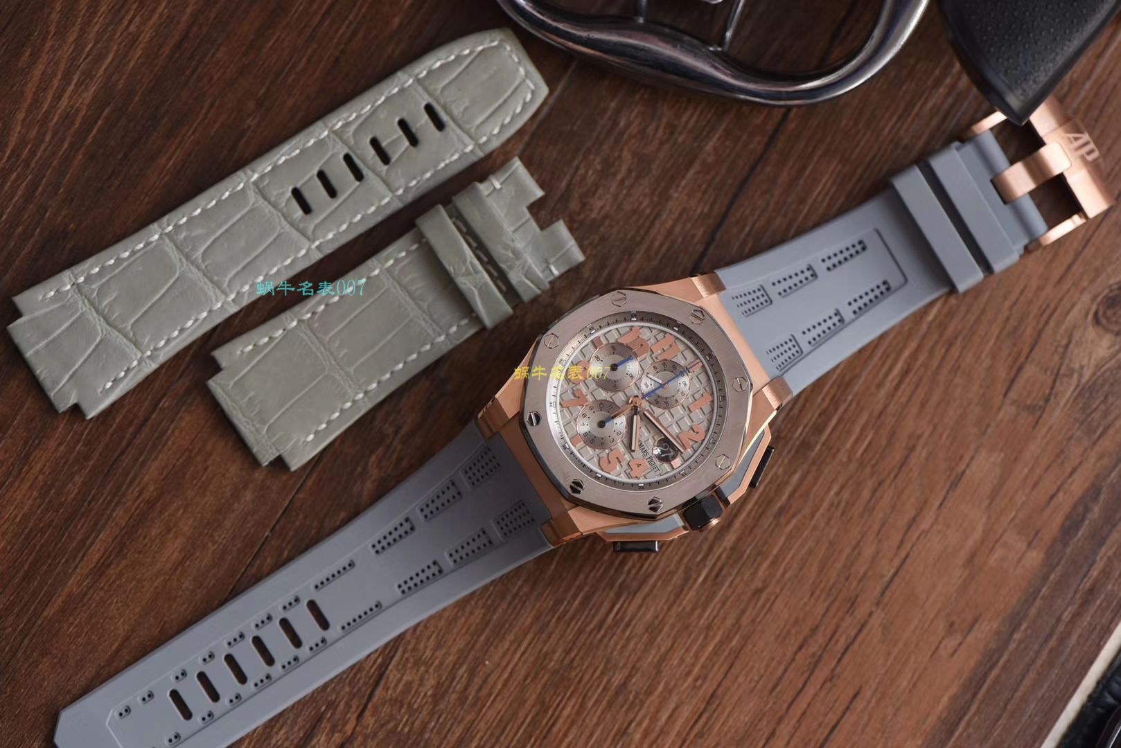 【视频评测JF厂一比一高精仿手表】爱彼AP皇家橡树离岸型詹姆斯签名特别版26210OI.OO.A109CR.01腕表 / APDB043