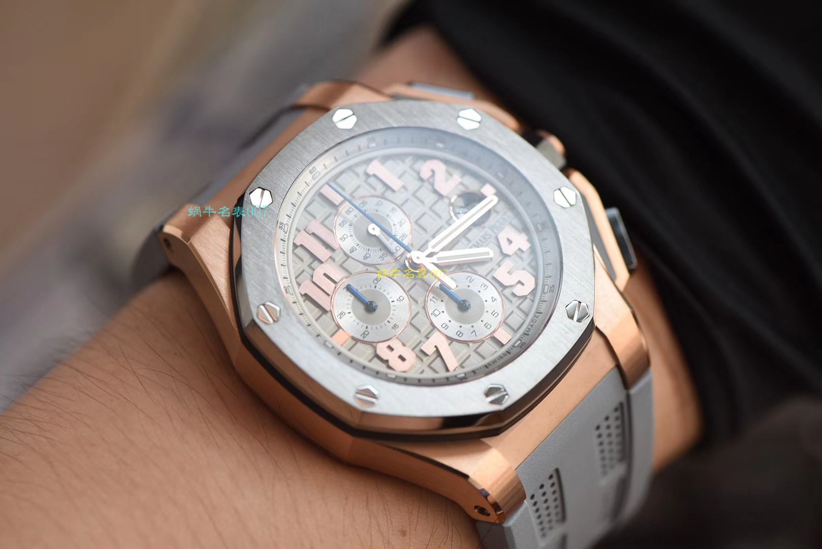 【视频评测JF厂一比一高精仿手表】爱彼AP皇家橡树离岸型詹姆斯签名特别版26210OI.OO.A109CR.01腕表 / APDB043