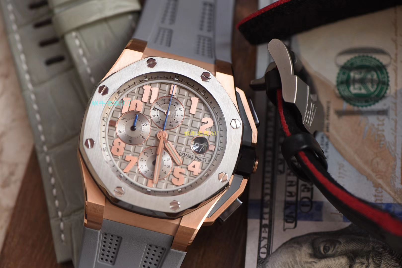 【视频评测JF厂一比一高精仿手表】爱彼AP皇家橡树离岸型詹姆斯签名特别版26210OI.OO.A109CR.01腕表 / APDB043