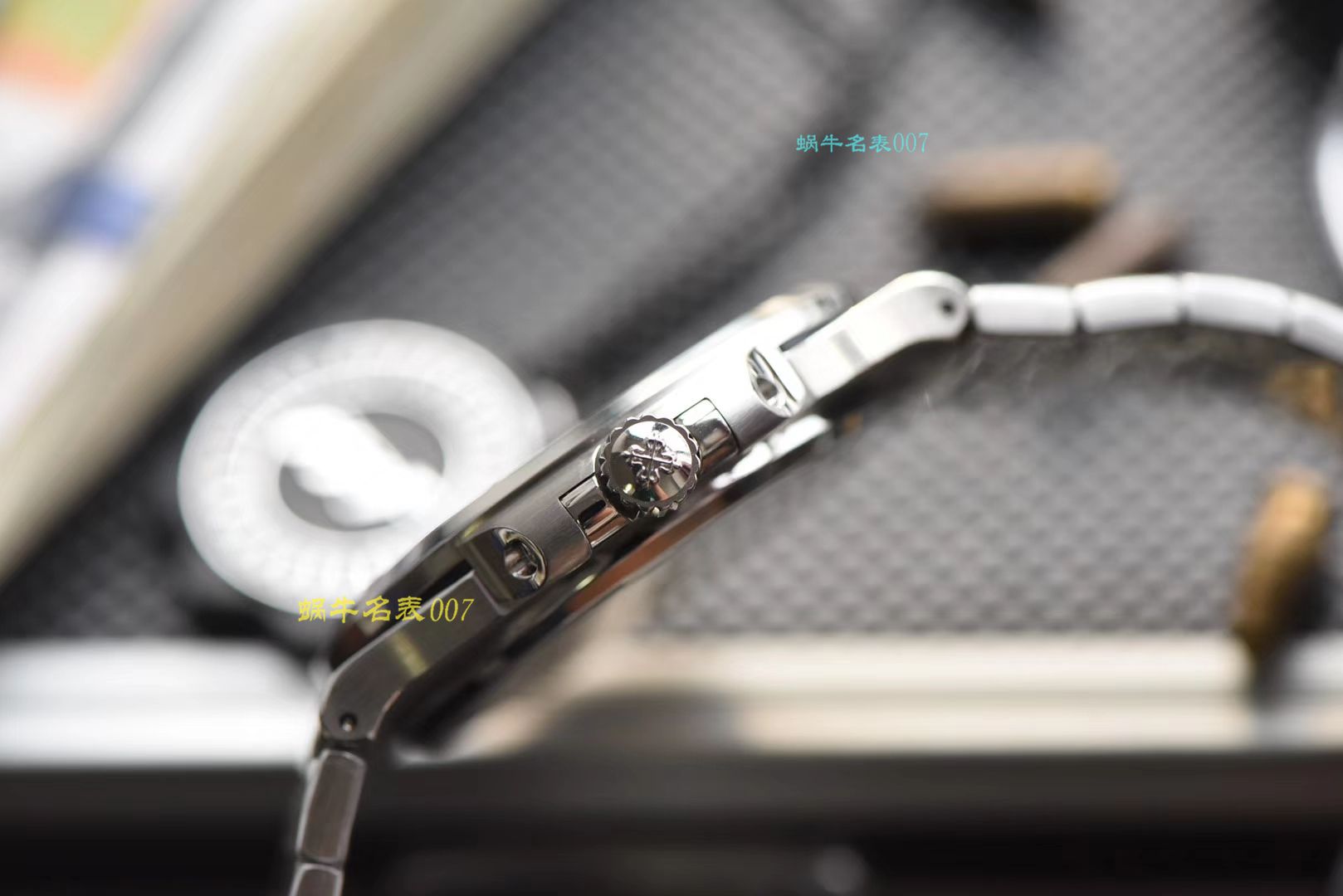 【PPF超级PATEK PHILIPPE鹦鹉螺重磅来袭！“灰蓝”】百达翡丽运动优雅顶级复刻高仿5711/1A 010 不锈钢腕表(高仿鹦鹉螺)2019年钢表王座的开年重器 / BD267