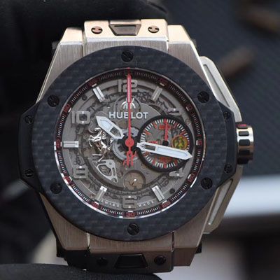 【视频评测V6出品】Hublot  Ferrari Titanium F3系列 宇舶法拉利401.NQ.0123.VR腕表