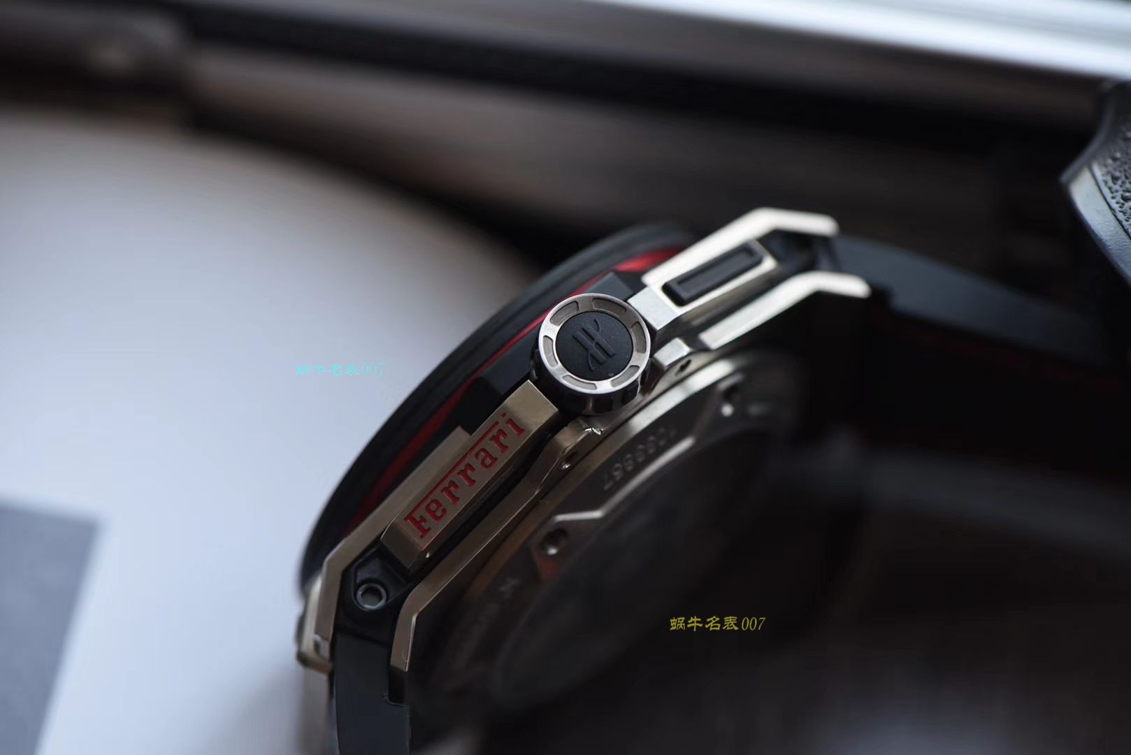 【视频评测V6出品】Hublot  Ferrari Titanium F3系列 宇舶法拉利401.NQ.0123.VR腕表 / YB066
