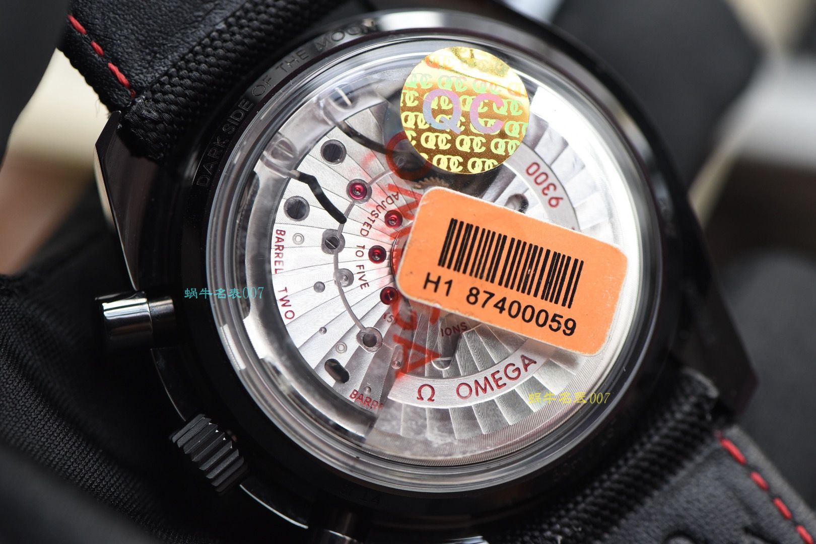 【视频评测OM厂一比一复刻高仿欧米茄月之暗面】OMEGA欧米茄超霸系列311.92.44.51.01.005腕表(墨黑) / M380