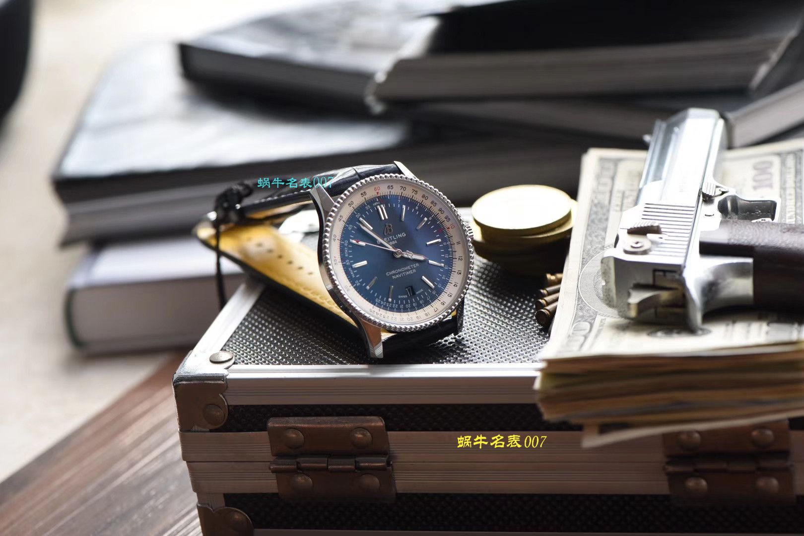 【渠道原单】百年灵航空计时1系列A17326211C1P3（蓝面）腕表 / BL099