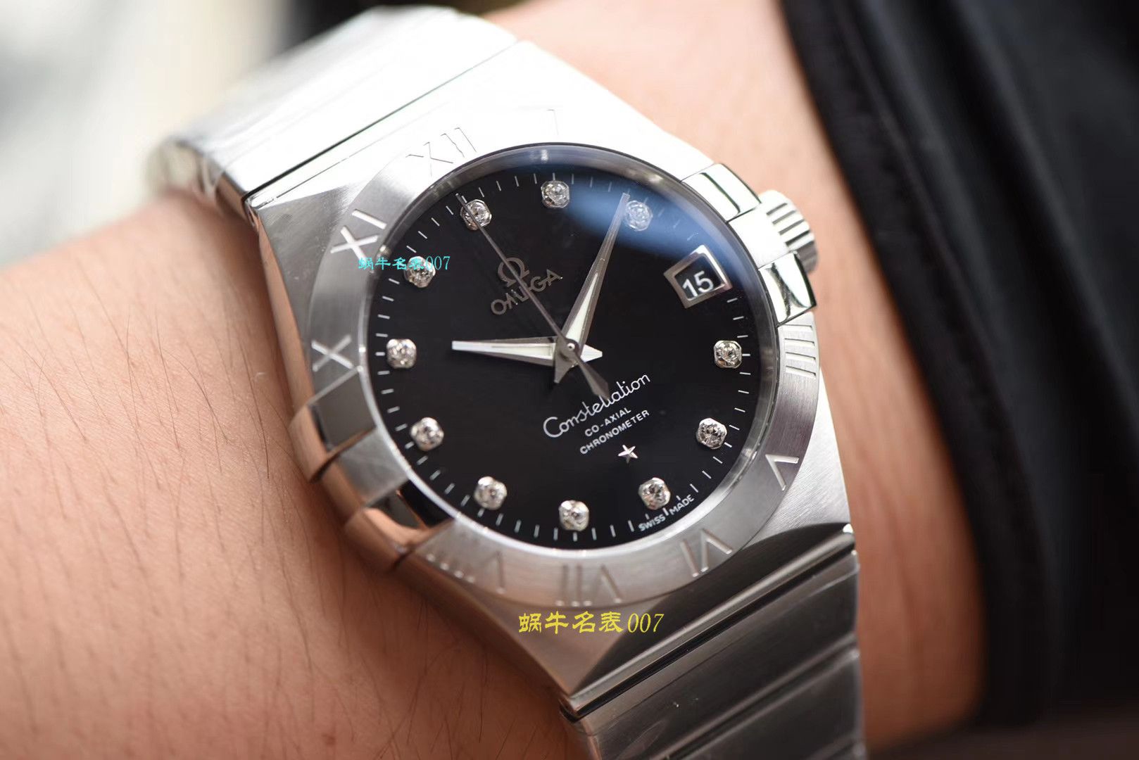【视频评测VS厂一比一精仿星座】欧米茄星座顶级复刻123.10.38.21.51.001腕表 / M383