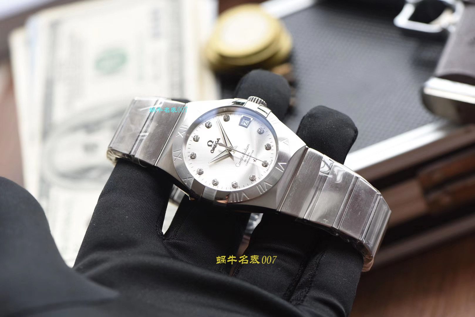 【视频评测VS厂一比一复刻OMEGA手表】欧米茄星座高仿123.10.38.21.52.001腕表 / M382