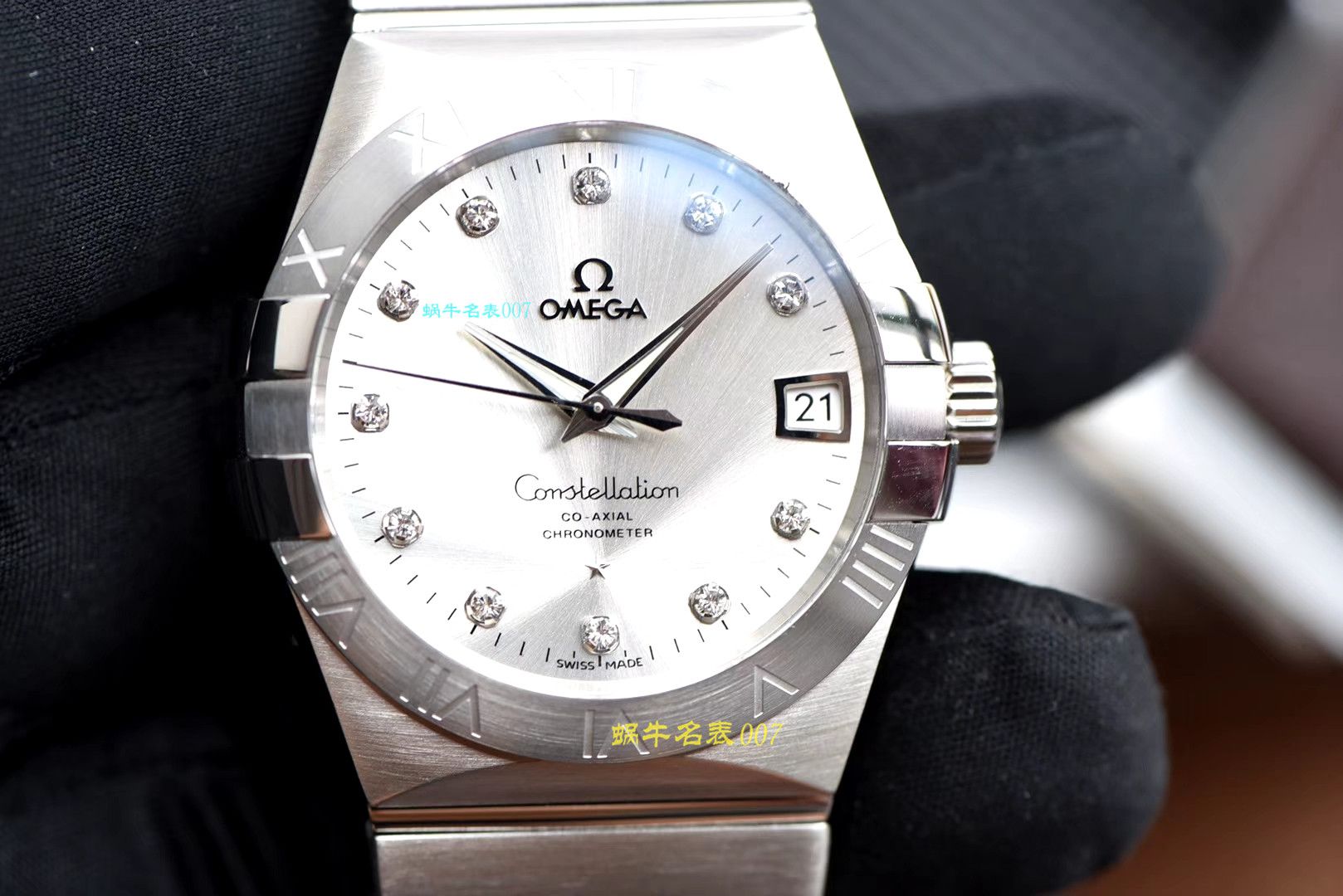 【视频评测VS厂一比一复刻OMEGA手表】欧米茄星座高仿123.10.38.21.52.001腕表 / M382