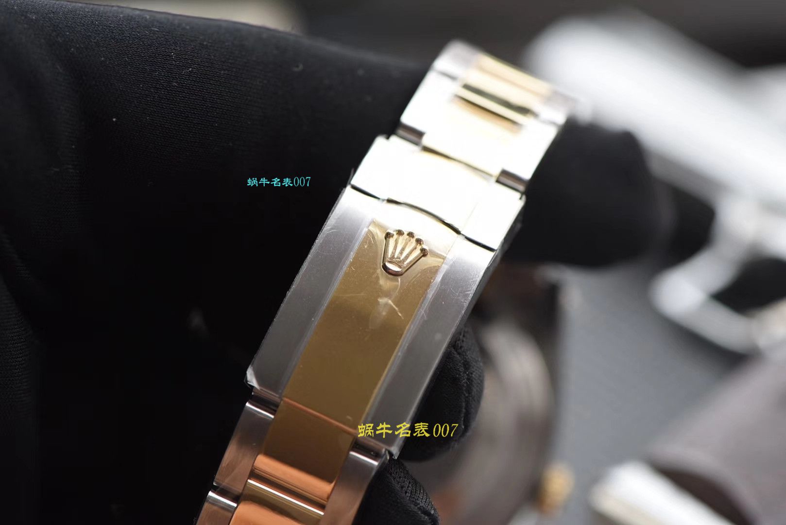 【视频评测AR厂官网劳力士41毫米间金日志】劳力士日志型高仿116333-72213 G香槟盘镶钻腕表 / R321