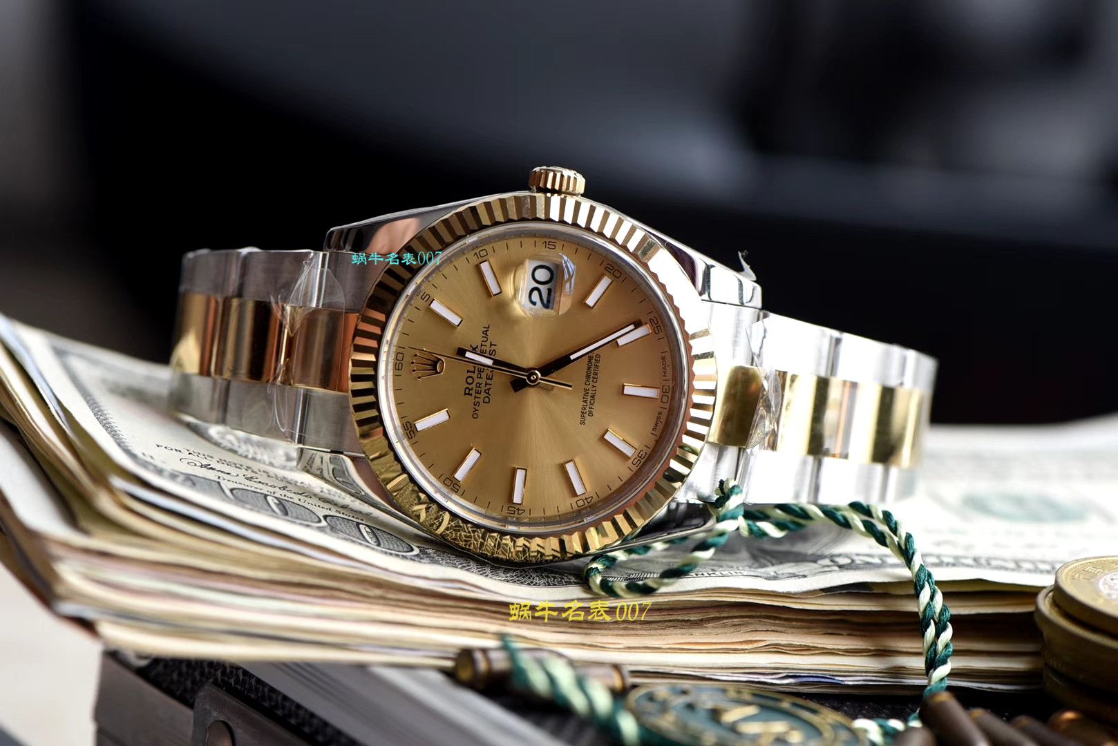 【视频评测AR厂一比一复刻高仿劳力士日志手表】复刻的手表劳力士日志型系列116333-72213香槟盘腕表 / R320