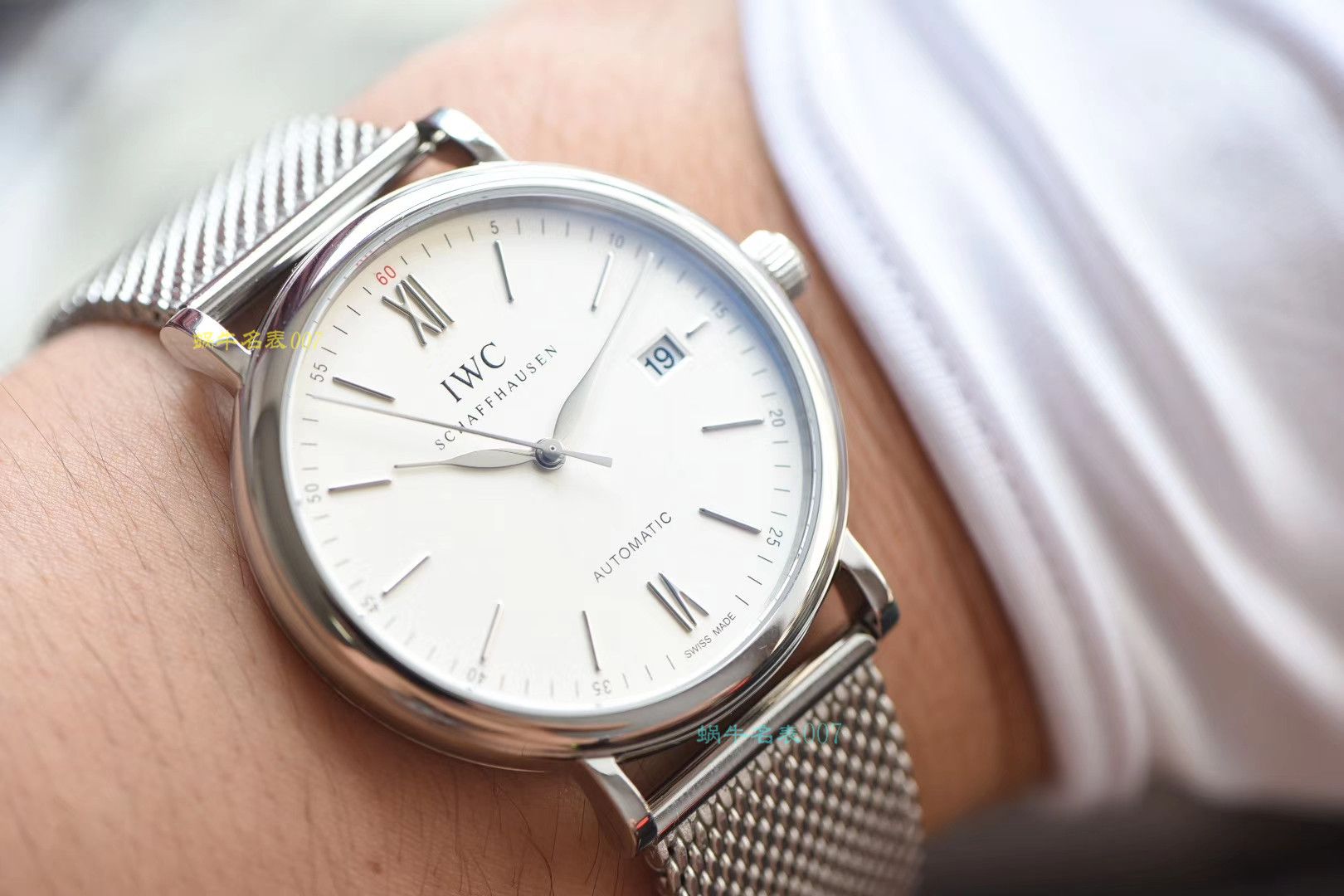 【顶级复刻手表价格】视频评测IWC万国表高仿柏涛菲诺系列IW356505腕表 / WG357