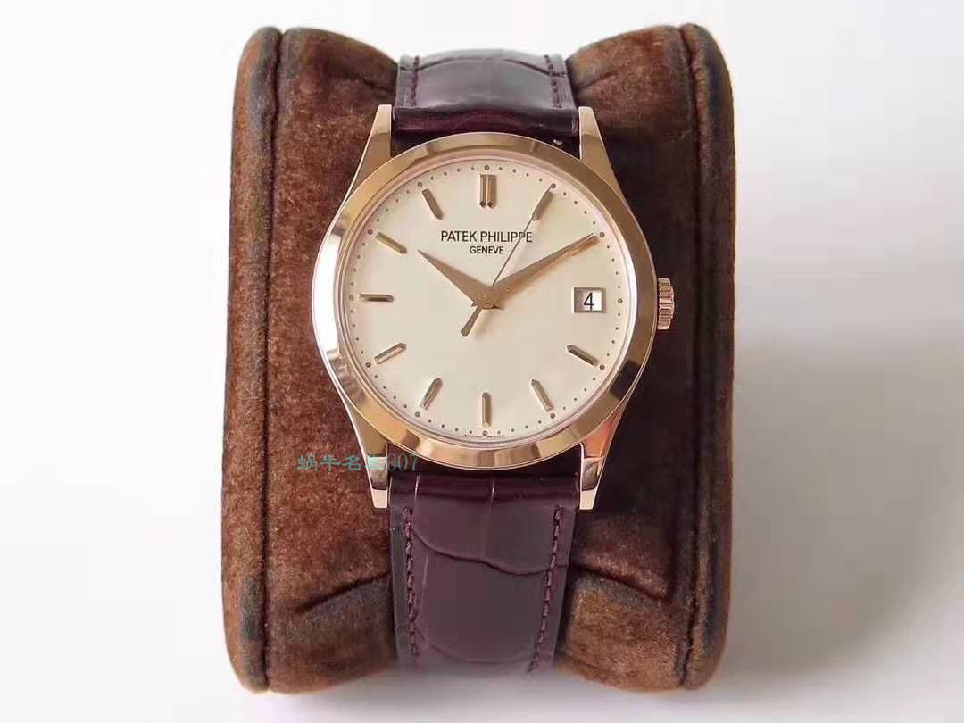 【手表复刻版是什么意思】ZF厂复刻高仿百达翡丽古典表系列5296G-010 白金腕表 / BD186