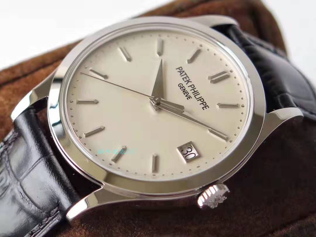 【手表复刻版是什么意思】ZF厂复刻高仿百达翡丽古典表系列5296G-010 白金腕表 / BD186