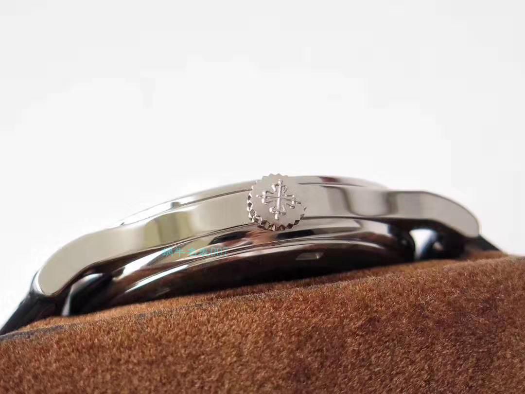 【手表复刻版是什么意思】ZF厂复刻高仿百达翡丽古典表系列5296G-010 白金腕表 / BD186