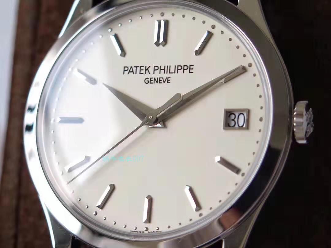 【手表复刻版是什么意思】ZF厂复刻高仿百达翡丽古典表系列5296G-010 白金腕表 / BD186