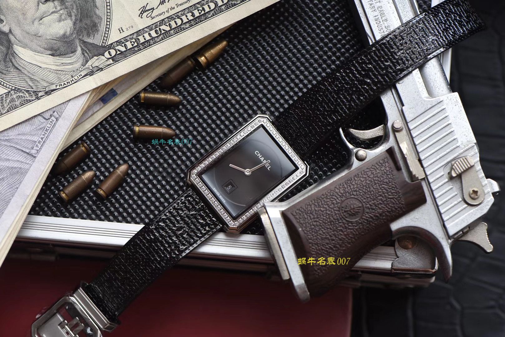 【复刻手表哪家好】香奈儿BOY · FRIEND系列BOY∙FRIEND TWEED女士腕表TWEED斜纹软呢钢带多面可选 / X51