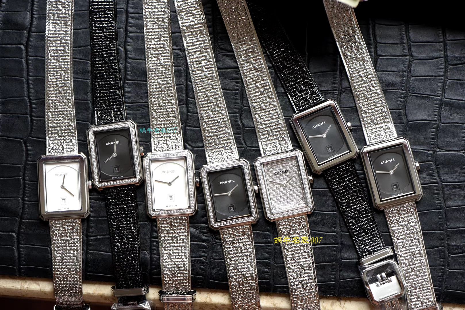 【复刻手表哪家好】香奈儿BOY · FRIEND系列BOY∙FRIEND TWEED女士腕表TWEED斜纹软呢钢带多面可选 / X51