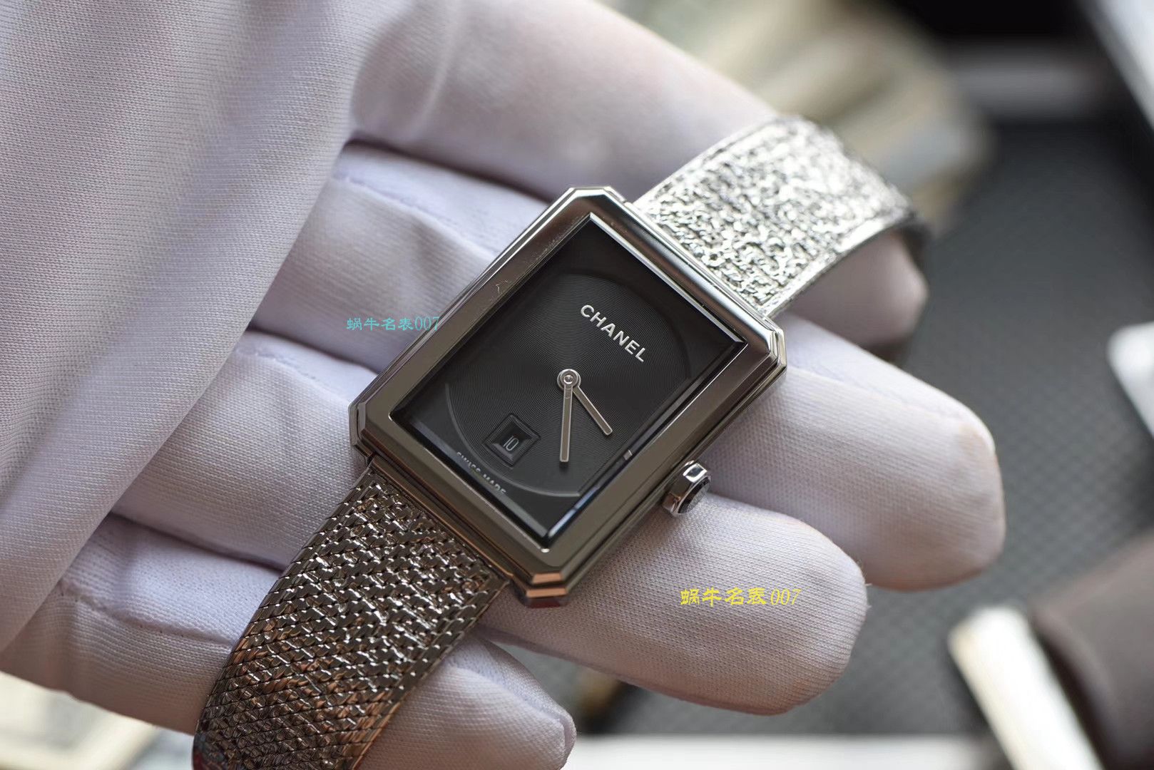 【复刻手表哪家好】香奈儿BOY · FRIEND系列BOY∙FRIEND TWEED女士腕表TWEED斜纹软呢钢带多面可选 / X51