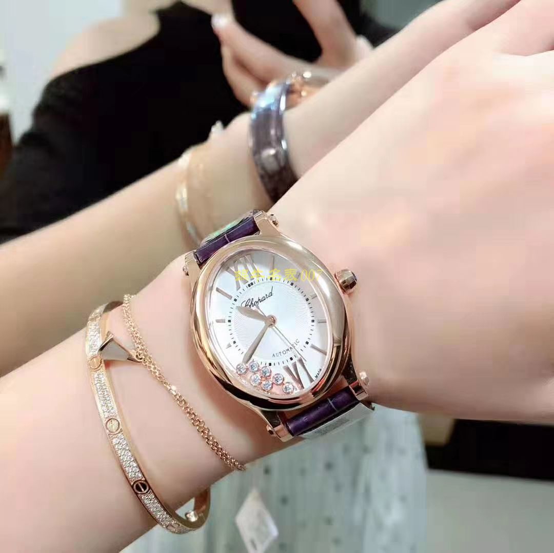 【萧邦快乐钻石手表复刻高仿表】萧邦HAPPY DIAMONDS系列275362-5001腕表女装 / XB018