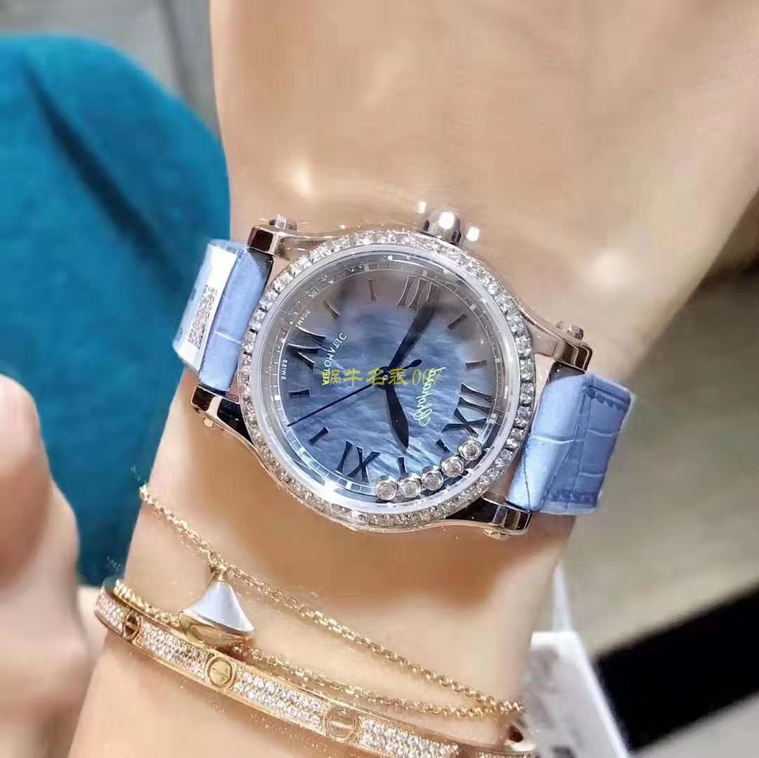 【高仿萧邦女表】萧邦HAPPY DIAMONDS系列278573-3010腕表 / XB019