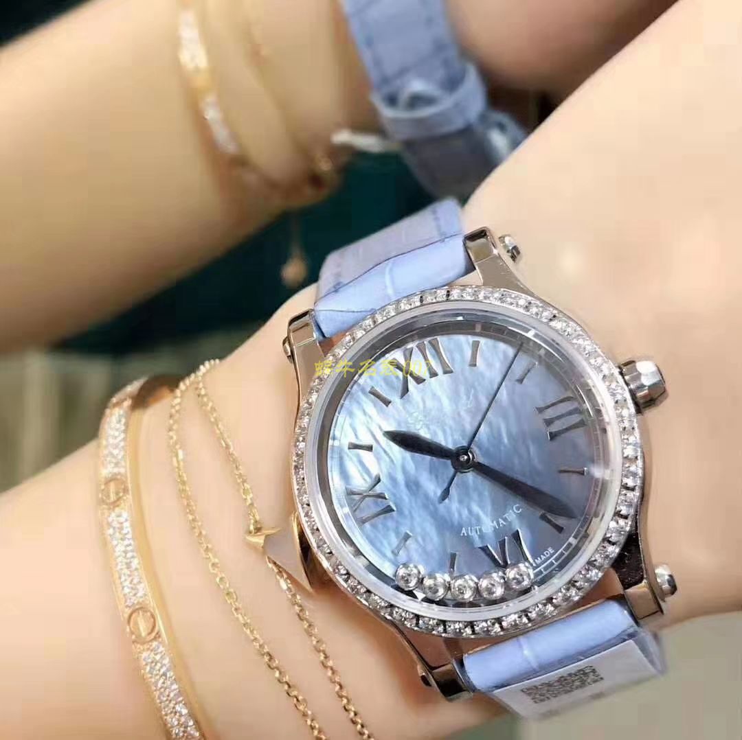 【高仿萧邦女表】萧邦HAPPY DIAMONDS系列278573-3010腕表 / XB019