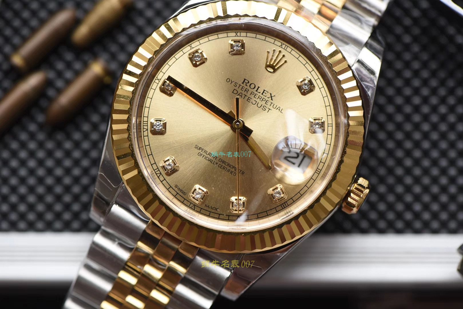 【仿劳力士机械表男表价格】视频评测DJ厂劳力士日志型高仿m126333-0016，m126333-0012，m126333-0010腕表 / R323