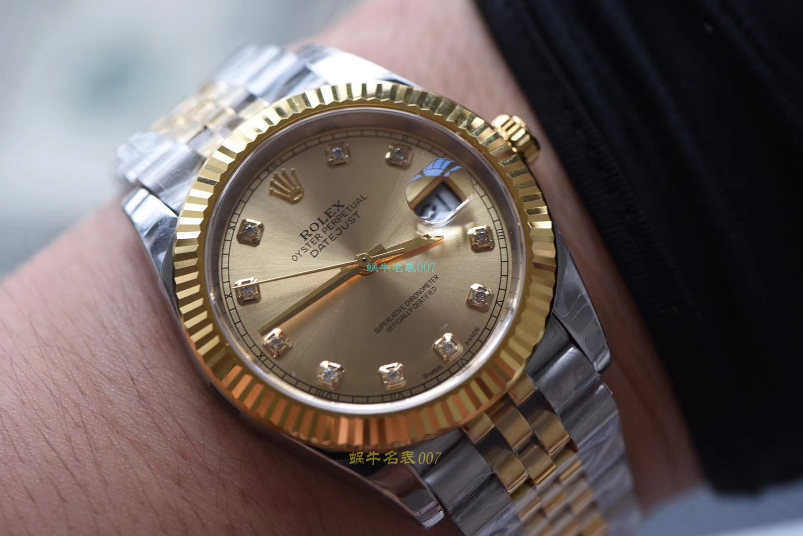 【仿劳力士机械表男表价格】视频评测DJ厂劳力士日志型高仿m126333-0016，m126333-0012，m126333-0010腕表 / R323