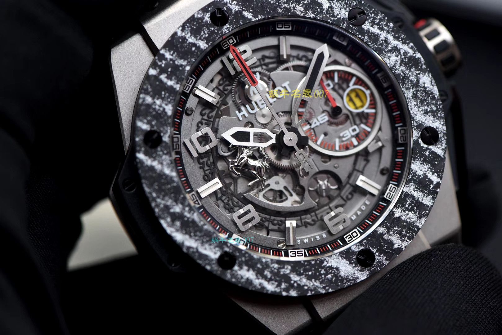 【视频评测v6厂官网手表】宇舶 FERRARI法拉利系列401.NJ.0123.VR腕表（手表复刻版是什么意思） / YB069