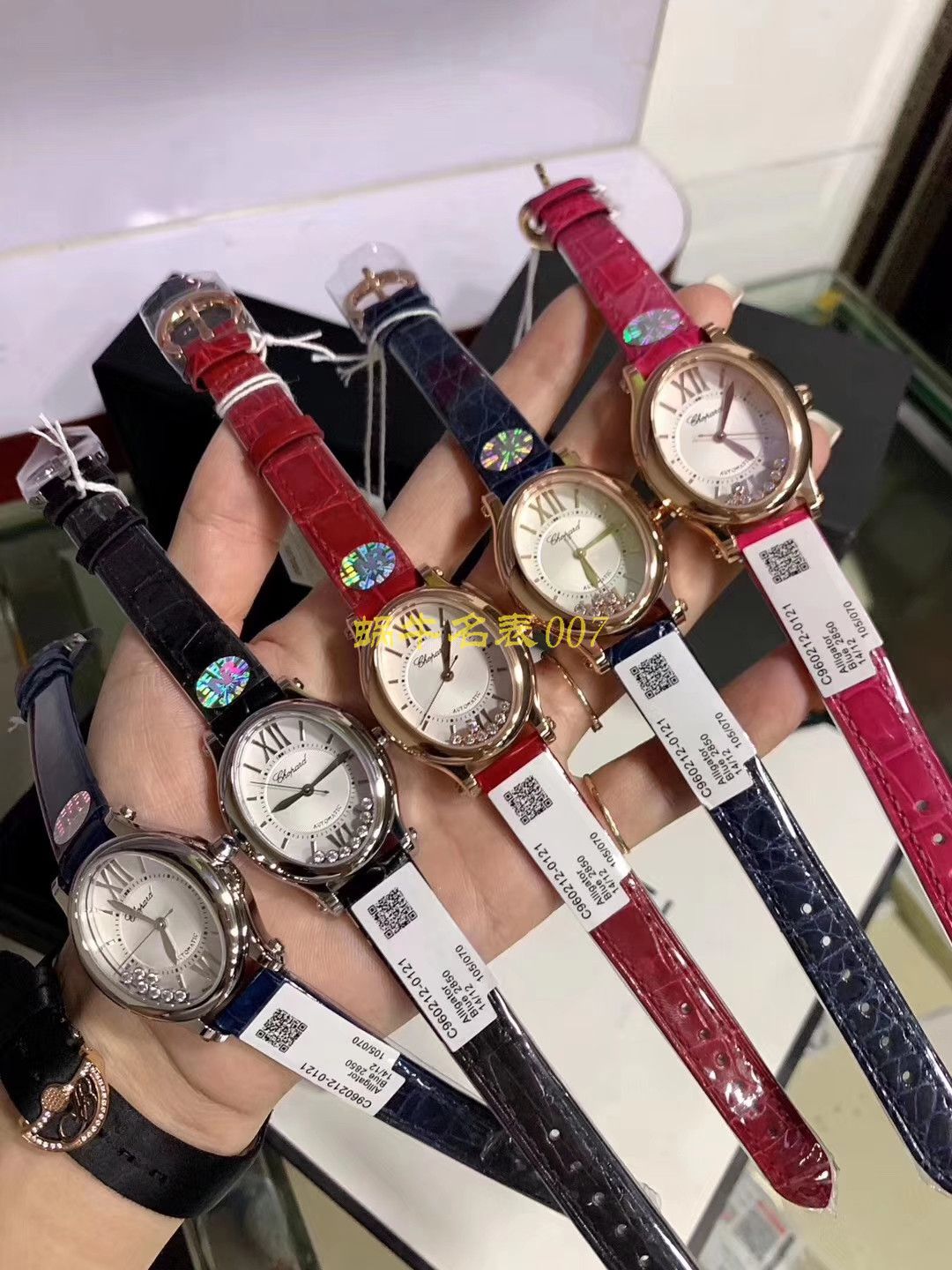 【萧邦复刻女表、复刻表靠谱吗】NR厂萧邦高仿HAPPY DIAMONDS系列278602-3001腕表 / XB020