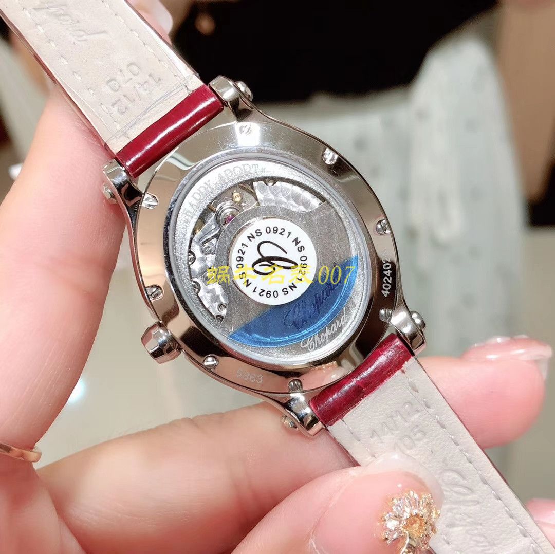 【萧邦复刻女表、复刻表靠谱吗】NR厂萧邦高仿HAPPY DIAMONDS系列278602-3001腕表 / XB020