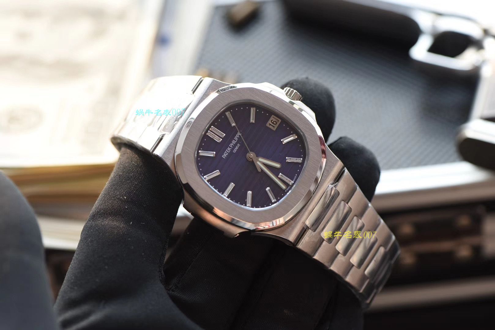 【PF一比一超A高仿手表】百达翡丽Nautilus系列 四十周年纪念腕表5711/1P-001 / BD215