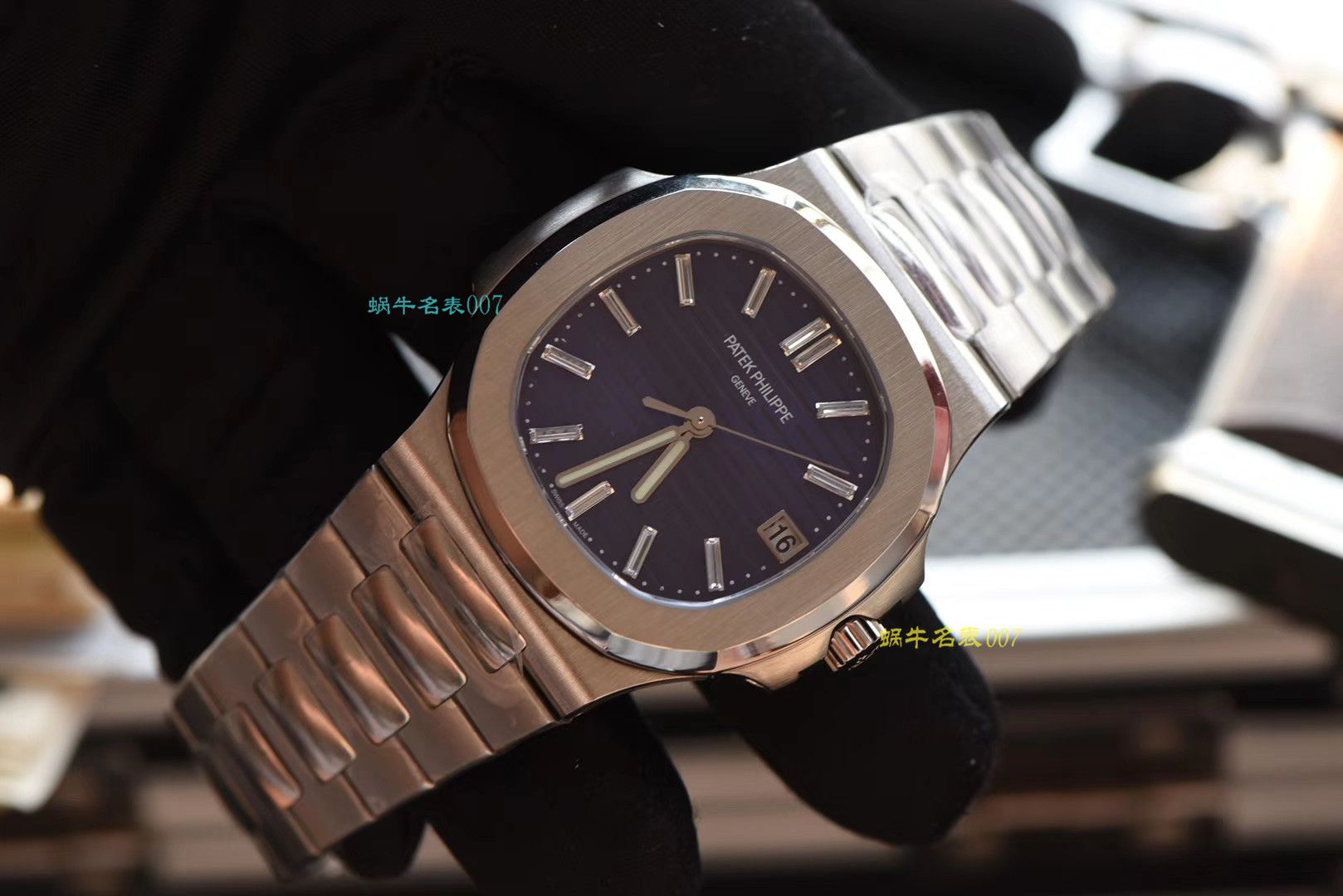 【PF一比一超A高仿手表】百达翡丽Nautilus系列 四十周年纪念腕表5711/1P-001 / BD215